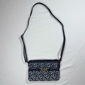 Tommy Hilfiger Blue &‎ White Crossbody Bag